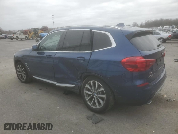 2019 BMW X3 xDrive30i with VIN 5UXTR9C59KLE11205, listed as a Copart auction lot 49008155 with Not Provided miles and Salvage Title. Bid and sale history available at DreamBid. Image 2.