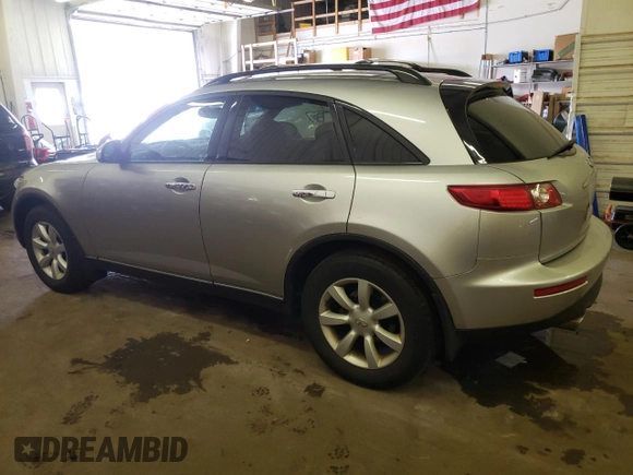2005 Infiniti FX35 with VIN JNRAS08W45X219338, listed as a Copart auction lot 43074223 with 174,750 mi miles and Non Repairable. Bid and sale history available at carsss.com. Image 2.