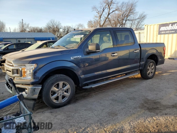 2020 Ford F-150 XL with VIN 1FTEW1C5XLKD88512, listed as a Copart auction lot 87431264 with 40,504 mi miles and Salvage Title. Bid and sale history available at carsss.com. Image 1.