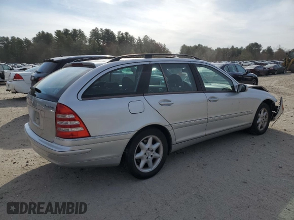 2003 Mercedes-Benz C 240 z VIN WDBRH81J43F380823, wystawiony jako Copart lot #53936025 z przebiegiem 141 938 mil mil oraz Tytuł czysty. Historia ofert i sprzedaży dostępna na DreamBid. Obrazek 3.