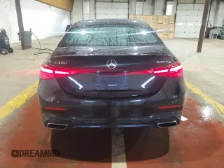 2024 Mercedes-Benz C 300 with VIN W1KAF4HB0RR219264, listed as a Copart auction lot 48209655 with 756 mi miles and Salvage Title. Bid and sale history available at DreamBid. Image 6.