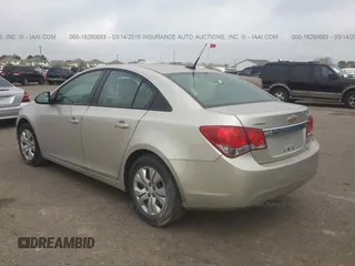 2014 Chevrolet Cruze LS with VIN 1G1PA5SH8E7230310, listed as a IAAI auction lot 16260693 with 36,756 mi miles and . Bid and sale history available at DreamBid. Image 3.