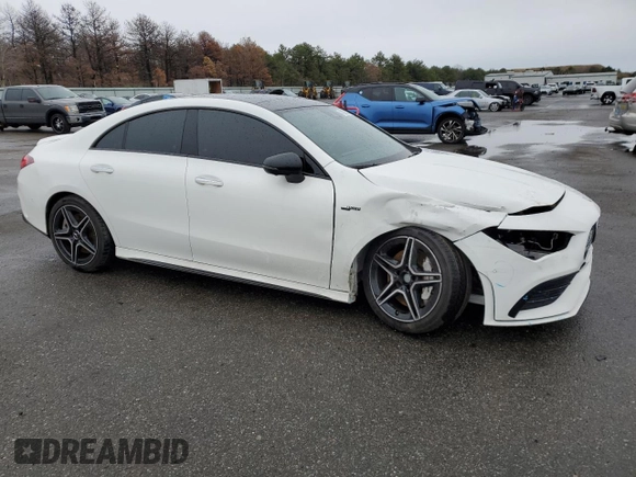 2022 Mercedes-Benz CLA 35 AMG with VIN W1K5J5BB3NN297103, listed as a Copart auction lot 47923634 with Not Provided miles and . Bid and sale history available at DreamBid. Image 4.
