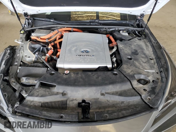2022 Toyota Mirai XLE with VIN JTDAAAAAXNA007389, listed as a Copart auction lot 58393325 with 27,317 mi miles and Salvage title. Bid and sale history available at DreamBid. Image 11.
