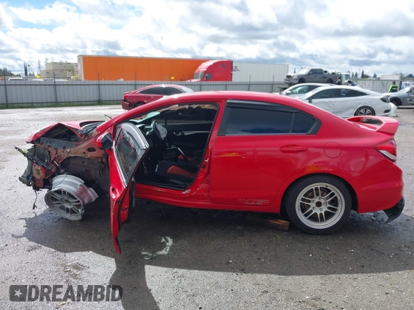 2015 Honda Civic Si z VIN 2HGFB6E59FH705414, wystawiony jako IAAI lot #41795859 z przebiegiem Nie podano mil oraz . Historia ofert i sprzedaży dostępna na DreamBid. Obrazek 14.