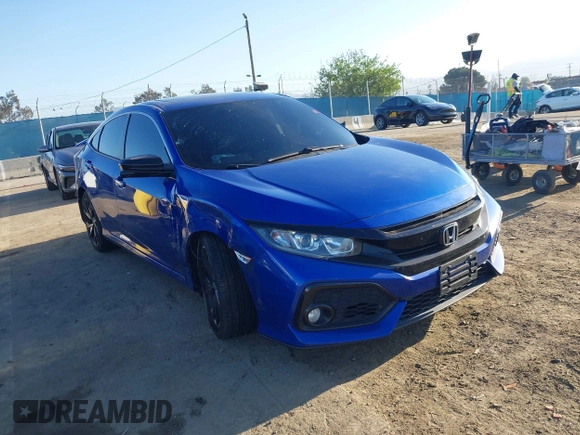 2018 Honda Civic Si with VIN 2HGFC1E56JH700325, listed as a IAAI auction lot 42007770 with 101,386 mi miles and . Bid and sale history available at DreamBid. Image 1.