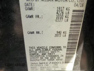 2018 Nissan Altima 2.5 S with VIN 1N4AL3AP4JC240053, listed as a Copart auction lot 50808075 with 106,533 mi miles and Salvage Title. Bid and sale history available at carsss.com. Image 12.