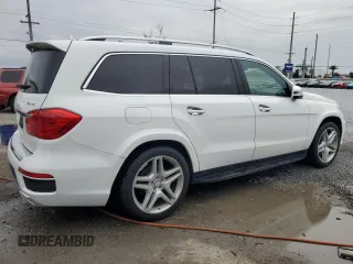2016 Mercedes-Benz GL with VIN 4JGDF7DE0GA658397, listed as a Copart auction lot 88508425 with 0 mi miles and Salvage Title. Bid and sale history available at carsss.com. Image 3.