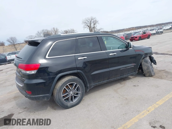 2018 Jeep Grand Cherokee Limited with VIN 1C4RJFBG8JC389892, listed as a IAAI auction lot 41824704 with 40,516 mi miles and . Bid and sale history available at DreamBid. Image 4.