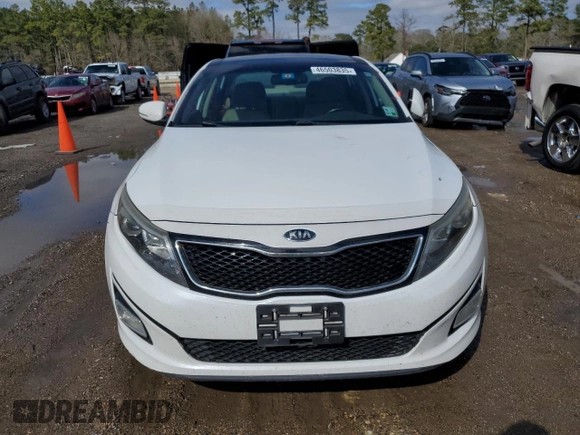 2015 Kia Optima EX with VIN 5XXGN4A75FG470258, listed as a Copart auction lot 46503835 with 113,489 mi miles and Salvage Title. Bid and sale history available at DreamBid. Image 5.