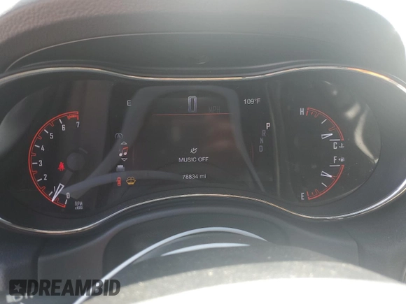 2020 Dodge Durango GT Plus z VIN 1C4RDHDG7LC129678, wystawiony jako Copart lot #60918365 z przebiegiem 78 834 mil mil oraz Szkoda całkowita • Salvage title. Historia ofert i sprzedaży dostępna na DreamBid. Obrazek 9.