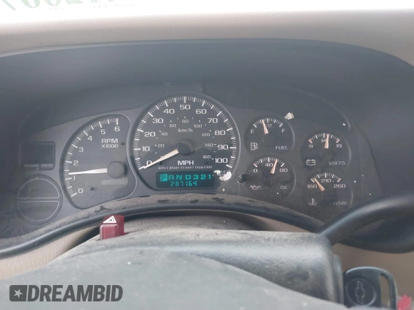 2002 Chevrolet Suburban LS z VIN 1GNEC16Z82J252026, wystawiony jako IAAI lot #41200765 z przebiegiem 287 164 mil mil oraz . Historia ofert i sprzedaży dostępna na DreamBid. Obrazek 7.
