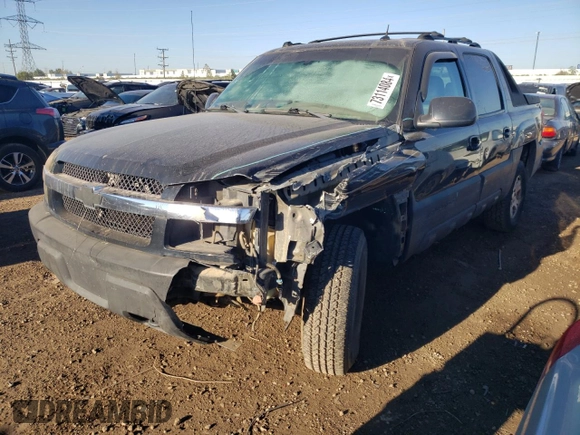 2004 Chevrolet Avalanche Z71 with VIN 3GNEK12T74G282207, listed as a Copart auction lot 73114084 with 205,688 mi miles and Salvage Title. Bid and sale history available at carsss.com. Image 1.