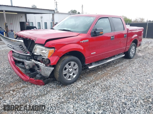 2012 Ford F-150 XL with VIN 1FTFW1CT3CKE02267, listed as a IAAI auction lot 41868205 with 199,958 mi miles. Bid and sale history available at carsss.com. Image 2.