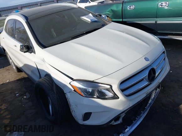 2017 Mercedes-Benz GLA 250 z VIN WDCTG4GB2HJ355212, wystawiony jako IAAI lot #41893327 z przebiegiem 74 078 mil mil oraz . Historia ofert i sprzedaży dostępna na DreamBid. Obrazek 1.