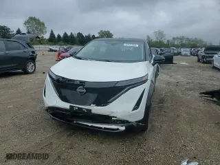 2024 Nissan ARIYA PLATINUM+ with VIN JN1DF0CD7RM732374, listed as a Copart auction lot 72541084 with 7,262 mi miles and Salvage Title. Bid and sale history available at carsss.com. Image 13.