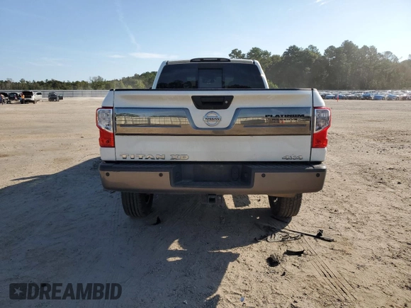 2016 Nissan Titan XD Platinum Reserve with VIN 1N6BA1F46GN506609, listed as a Copart auction lot 69445824 with 126,228 mi miles and Salvage Title. Bid and sale history available at carsss.com. Image 6.