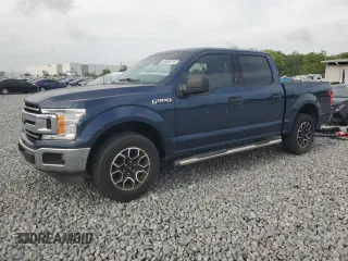 2018 Ford F-150 XL with VIN 1FTEW1CG9JFD16076, listed as a Copart auction lot 50405715 with 64,073 mi miles and Salvage Title. Bid and sale history available at carsss.com. Image 1.