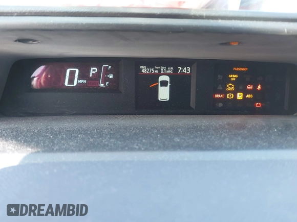 2016 Toyota Prius One with VIN JTDKDTB34G1122385, listed as a IAAI auction lot 41710563 with 48,275 mi miles and . Bid and sale history available at DreamBid. Image 7.
