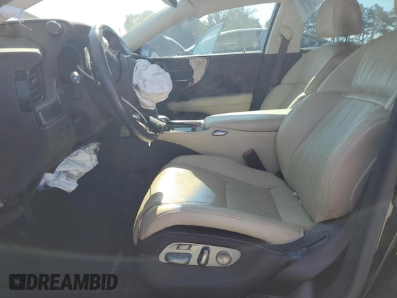 2020 Lexus LS 500 with VIN JTHD51FF8L5012343, listed as a Copart auction lot 75260924 with 26,227 mi miles and Salvage title. Bid and sale history available at DreamBid. Image 7.