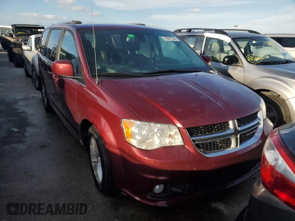 2019 Dodge Grand Caravan SXT with VIN 2C4RDGCGXKR807759, listed as a Copart auction lot 74947354 with Not Provided miles and Salvage Title. Bid and sale history available at DreamBid. Image 5.