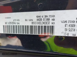 2012 Dodge Charger RT Plus with VIN 2C3CDXCT3CH113168, listed as a IAAI auction lot 41690839 with 207,422 mi miles. Bid and sale history available at carsss.com. Image 9.