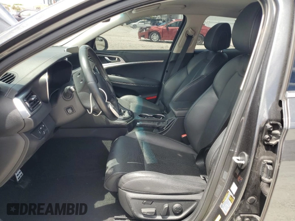 2019 Genesis G70 Sport with VIN KMTG24LA6KU034865, listed as a Copart auction lot 55304455 with 57,087 mi miles and Non repairable. Bid and sale history available at DreamBid. Image 7.