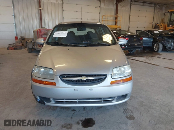 2006 Chevrolet Aveo LS with VIN KL1TD66616B565264, listed as a IAAI auction lot 42120710 with 150,638 mi miles and . Bid and sale history available at DreamBid. Image 6.