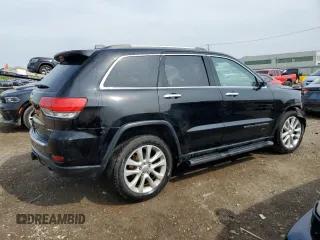 2017 Jeep Grand Cherokee Limited with VIN 1C4RJFBG2HC715762, listed as a Copart auction lot 55482215 with 154,026 mi miles and Salvage title. Bid and sale history available at DreamBid. Image 3.