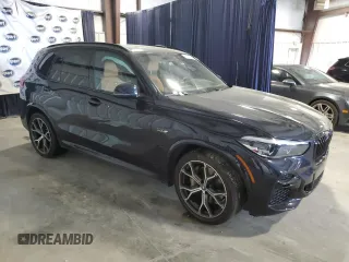 2023 BMW X5 xDrive45e with VIN 5UXTA6C03P9R22002, listed as a Copart auction lot 56293765 with 35,204 mi miles and Salvage title. Bid and sale history available at DreamBid. Image 4.