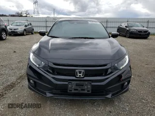 2020 Honda Civic Sedan Sport with VIN 19XFC2F85LE200703, listed as a Copart auction lot 45401055 with 69,941 mi miles and Non Repairable. Bid and sale history available at carsss.com. Image 5.