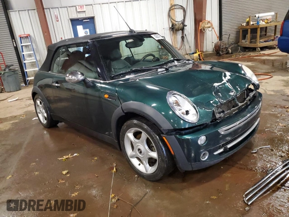 2006 MINI Convertible z VIN WMWRF33596TF64235, wystawiony jako Copart lot #43614735 z przebiegiem 138 541 mil mil oraz Czysty tytuł • Clean title. Historia ofert i sprzedaży dostępna na DreamBid. Obrazek 4.