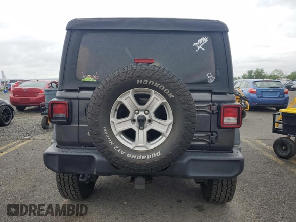 2018 Jeep Wrangler Unlimited Sport S с VIN 1C4HJXDG5JW171809, выставлен на аукционе Copart как лот 57834345 с пробегом 74 012 миль миль и Списание • Salvage title. История ставок и продаж доступна на DreamBid. Изображение 6.