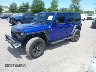 2019 Jeep Wrangler Unlimited Sport Altitude with VIN 1C4HJXDG2KW532866, listed as a IAAI auction lot 42320008 with 66,316 mi miles and . Bid and sale history available at DreamBid. Image 20.