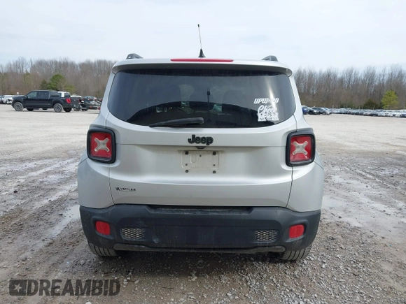 2017 Jeep Renegade Latitude with VIN ZACCJABB4HPG19706, listed as a IAAI auction lot 41520190 with 180,755 mi miles and . Bid and sale history available at DreamBid. Image 16.
