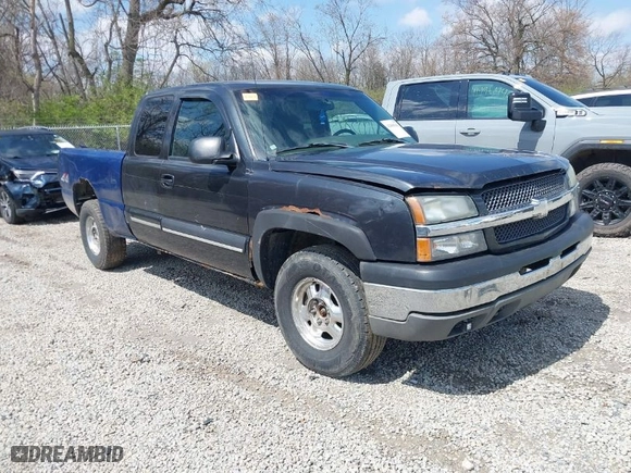 2003 Chevrolet Silverado 1500 LS with VIN 2GCEK19T931157408, listed as a IAAI auction lot 42005843 with 214,348 mi miles. Bid and sale history available at carsss.com. Image 1.