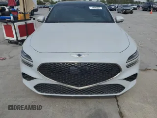 2022 Genesis G70 3.3T with VIN KMTG54TE7NU085709, listed as a Copart auction lot 75256984 with 26,468 mi miles and Clean Title. Bid and sale history available at carsss.com. Image 5.