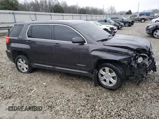 2016 GMC Terrain SLE with VIN 2GKALMEK2G6137220, listed as a Copart auction lot 47583625 with 117,156 mi miles and Salvage Title. Bid and sale history available at carsss.com. Image 4.