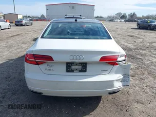 2017 Audi A8 L with VIN WAU44AFD0HN012571, listed as a IAAI auction lot 41717676 with 120,832 mi miles. Bid and sale history available at carsss.com. Image 16.