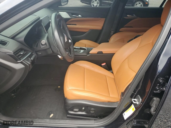 2021 Cadillac CT4 Premium Luxury with VIN 1G6DB5RK6M0129902, listed as a Copart auction lot 74397794 with 0 mi miles and Salvage Title. Bid and sale history available at carsss.com. Image 7.
