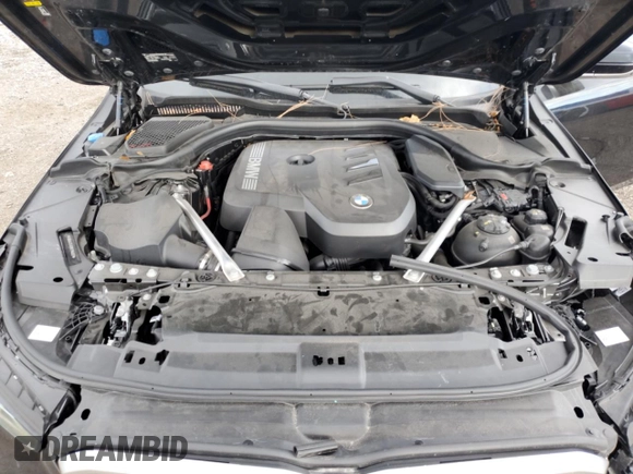 2024 BMW 5 Series 530i with VIN WBA43FJ03RCP86217, listed as a Copart auction lot 46817445 with 27,562 mi miles and Salvage Title. Bid and sale history available at carsss.com. Image 11.