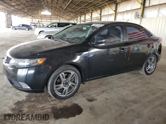 2010 Kia Forte SX with VIN KNAFW4A30A5068230, listed as a Copart auction lot 50875265 with 165,249 mi miles and Salvage Title. Bid and sale history available at carsss.com. Image 1.