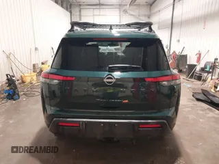 2024 Nissan Pathfinder Rock Creek with VIN 5N1DR3BD7RC301350, listed as a IAAI auction lot 41726175 with 5,304 mi miles and . Bid and sale history available at DreamBid. Image 17.