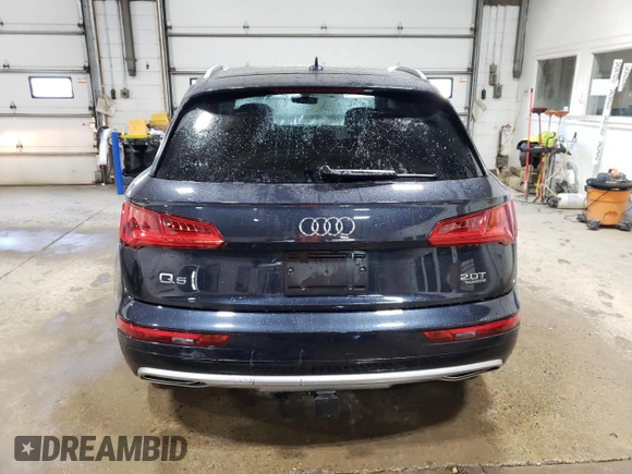 2018 Audi Q5 Premium Plus with VIN WA1BNAFY6J2064914, listed as a Copart auction lot 53778665 with 92,301 mi miles and Salvage Title. Bid and sale history available at carsss.com. Image 6.