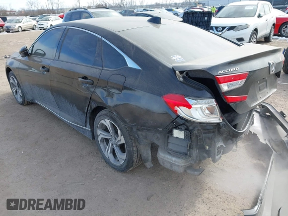 2020 Honda Accord EX-L with VIN 1HGCV2F57LA004141, listed as a IAAI auction lot 41378271 with 105,351 mi miles and . Bid and sale history available at DreamBid. Image 3.