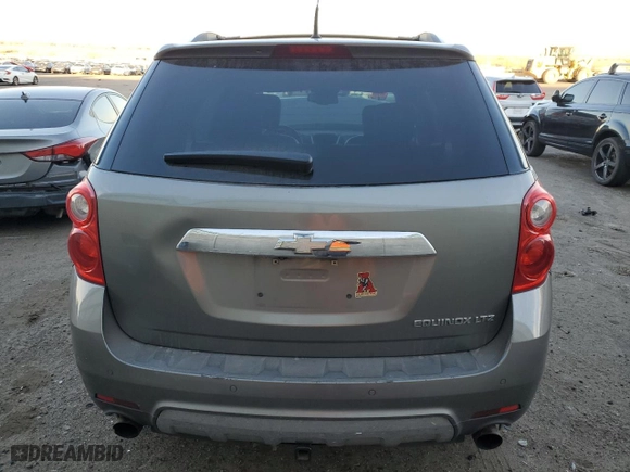 2012 Chevrolet Equinox LTZ with VIN 2GNFLFE51C6295573, listed as a Copart auction lot 46950795 with 106,742 mi miles and Salvage Title. Bid and sale history available at carsss.com. Image 6.