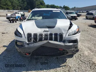 2015 Jeep Cherokee Trailhawk with VIN 1C4PJMBS0FW705288, listed as a Copart auction lot 61796275 with 133,874 mi miles and Salvage title. Bid and sale history available at DreamBid. Image 5.