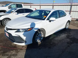 2023 Toyota Camry LE with VIN 4T1C11AK6PU181720, listed as a IAAI auction lot 41423643 with 42,610 mi miles. Bid and sale history available at carsss.com. Image 2.