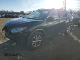2016 Nissan Rogue SV z VIN KNMAT2MV8GP630721, wystawiony jako Copart lot #87633035 z przebiegiem 141 808 mil mil oraz Szkoda całkowita • Salvage title. Historia ofert i sprzedaży dostępna na DreamBid. Obrazek 1.