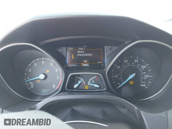 2015 Ford Focus SE with VIN 1FADP3K25FL233415, listed as a IAAI auction lot 42074326 with 213,246 mi miles. Bid and sale history available at carsss.com. Image 7.